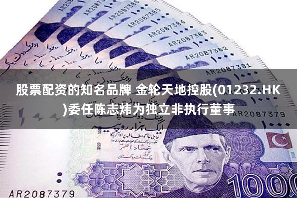 股票配资的知名品牌 金轮天地控股(01232.HK)委任陈志炜为独立非执行董事